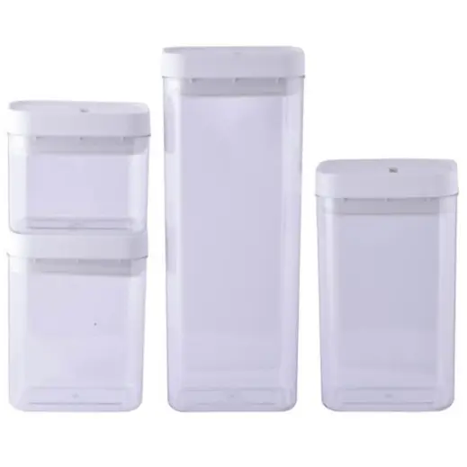 4-Piece Airtight Storage Containers Front